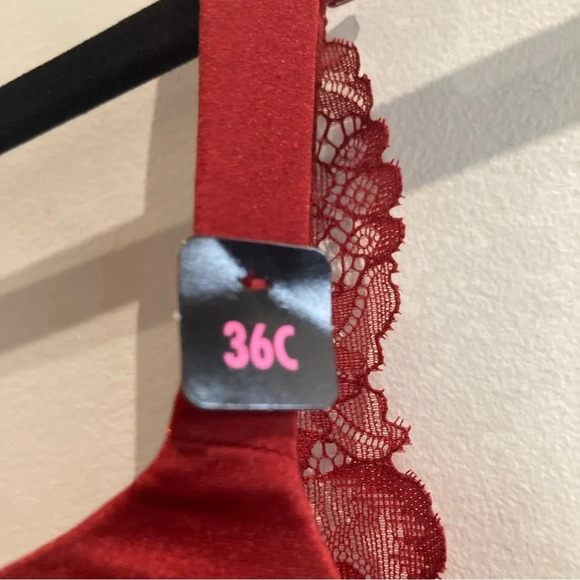 LA SENZA Sz 36C So Free Balconnet Lightly Padded Underwire Lace Straps Bra NEW - Picture 2 of 11